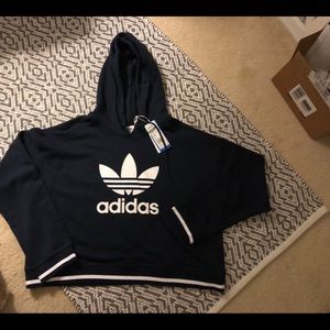 ***BF SALE***NWT Adidas cropped sweatshirt
